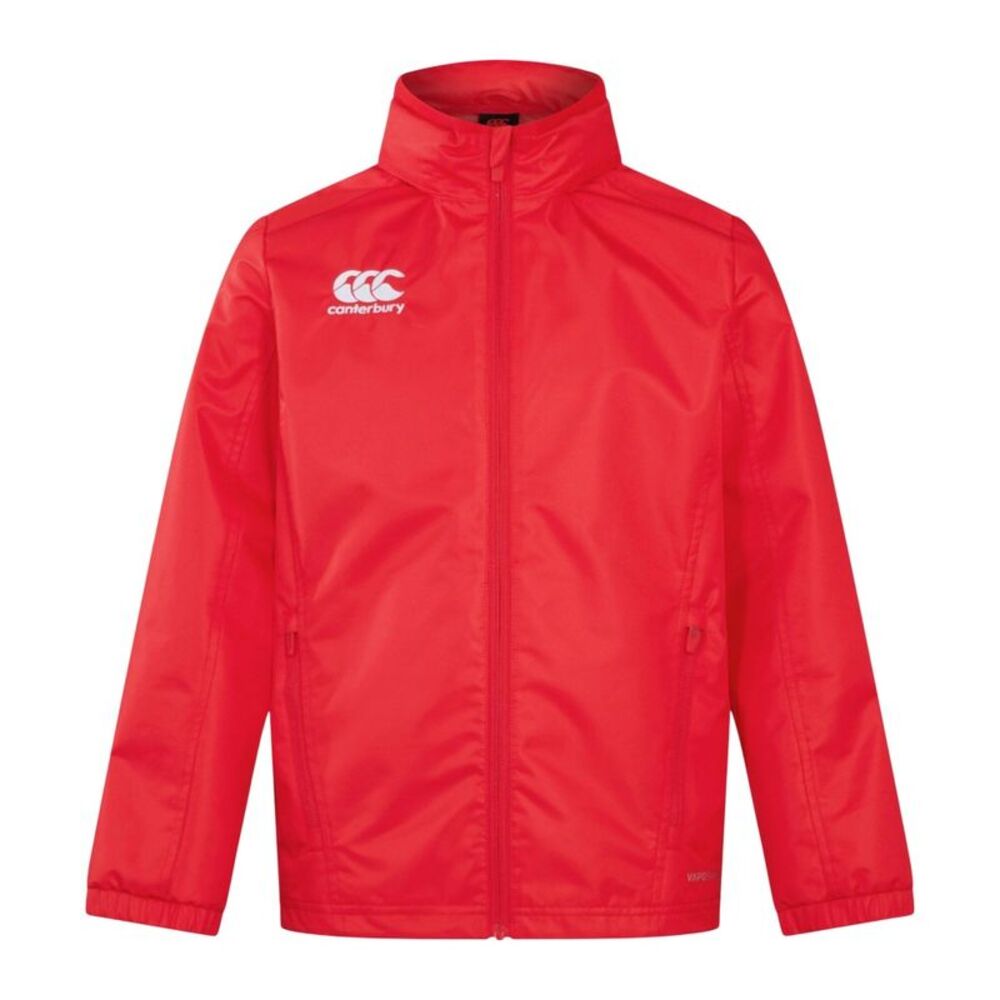 Canterbury Childrens/Kids Club Vaposhield Waterproof Jacket / Flag Red